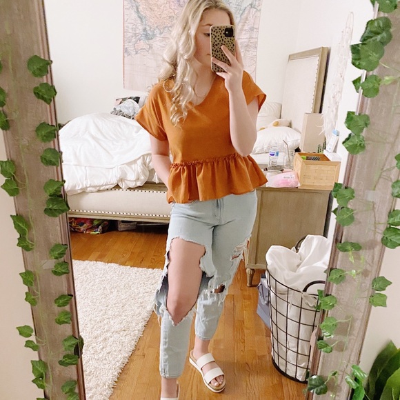 ☼ light wash boyfriend jeans - Picture 3 of 7